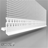 LIKOV LX-SPP FLEX lišta parapetní napojovací s nepřiznanou (podomítk.) okapnicí délka 2m